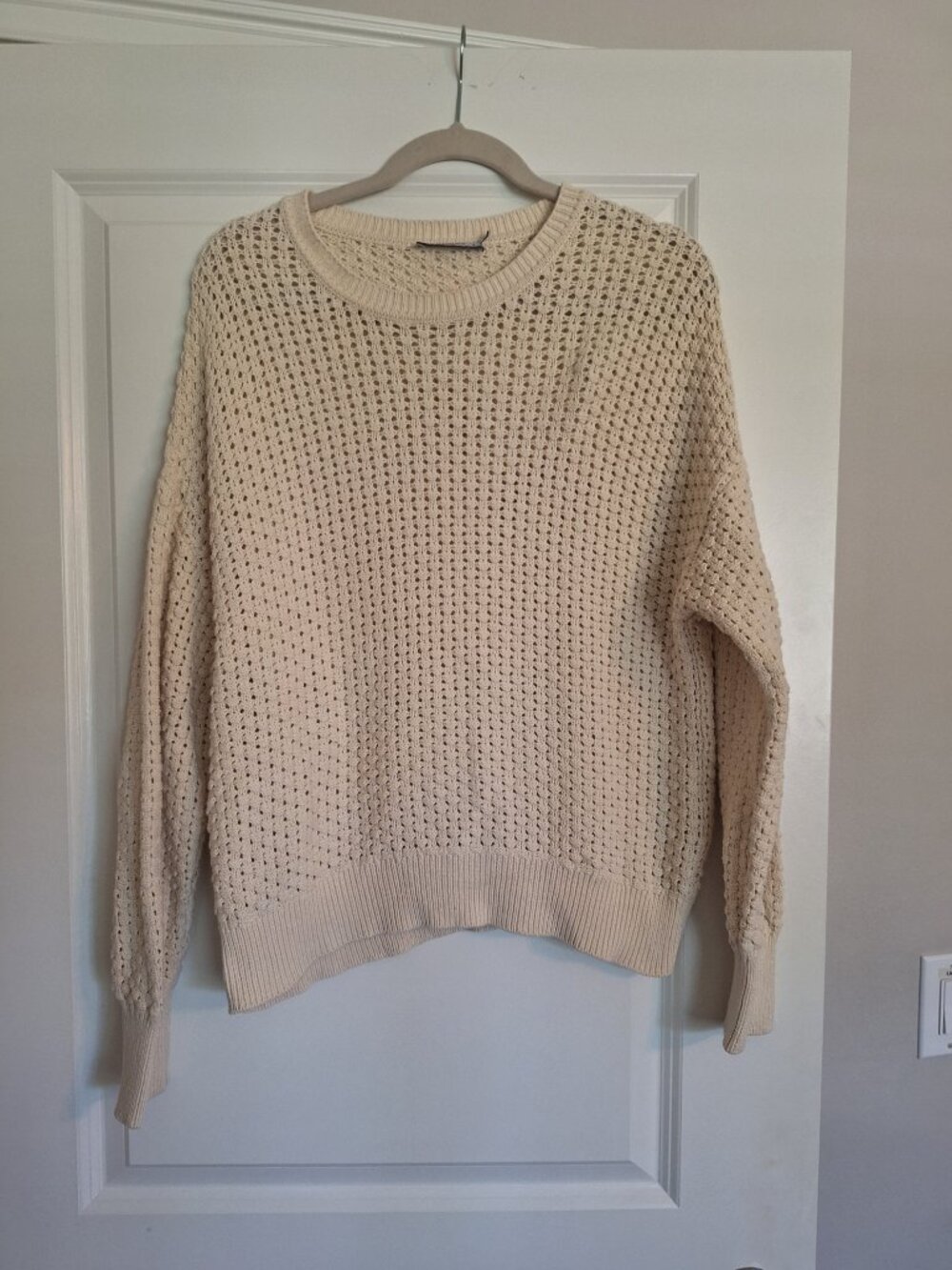 MM Lefleur open knit "popcorn" sweater